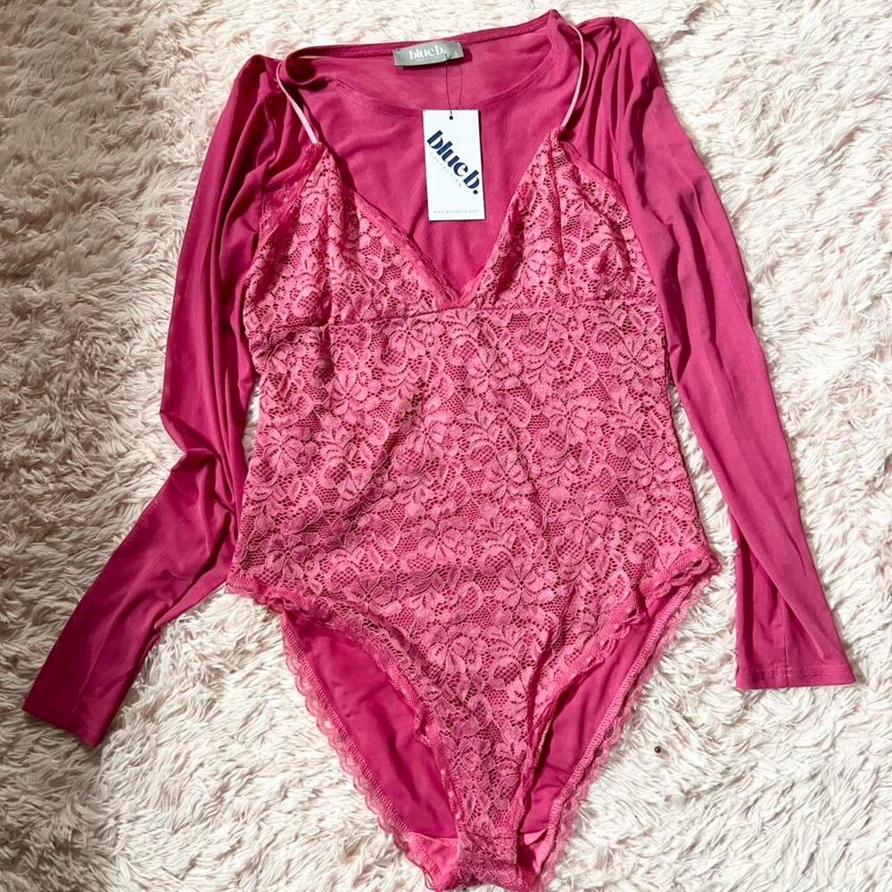 Mesh Lace Vivid Barbie Rave Festival Sexy Flirty Lolita Fairy Layered Bodysuit